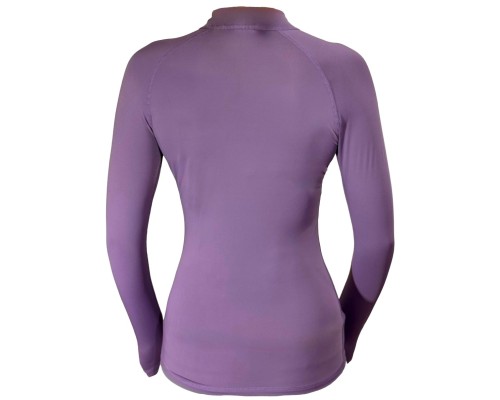 Рашгард женский SCALLOPS PROSKIN ZIP W`S сливовый